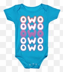 Download Owo Anime Emoticon Face Baby - Short Sleeve Emoji,Anime Emoticon