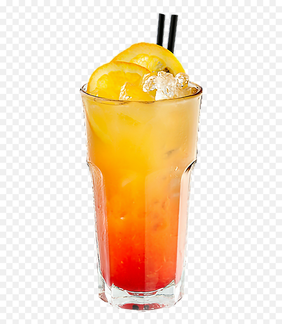 Cocktail Sticker - Highball Glass Emoji,Cocktail Sunrise Emoji