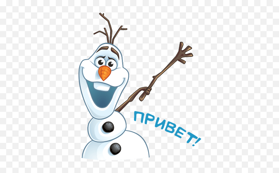 Vk Sticker 1 From Collection Olaf From Frozen Download Emoji,Olaf Emoji