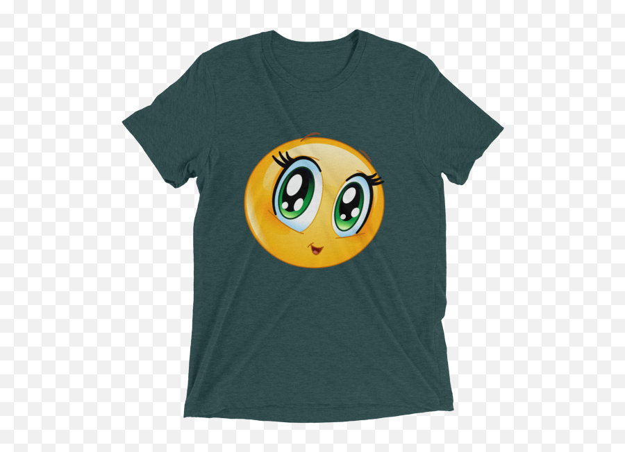 Cute Manga Girl Emoji T Shirt - Funny Smiley Face Emoticon Emoji T Shirts For Ladies,Girl Emoji