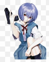 Neon Genesis Evangelion Rei Ayanami - Rei Ayanami Transparent Emoji,Evangelion Emoji