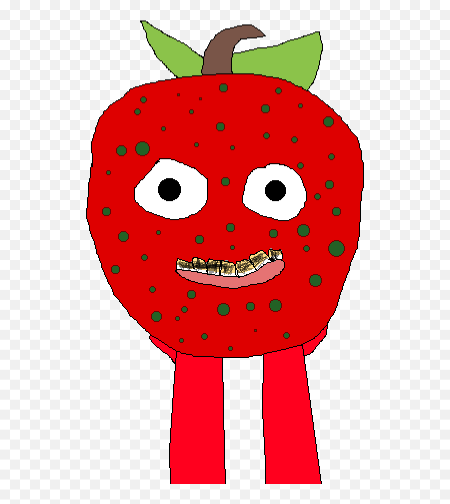 Sammy The Strawberry From Flmingoalbertsuff - Sammy Strawberry Png Cartoon Face Emoji,Passover Emoji