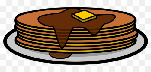 30 Free Pancakes U0026 Breakfast Vectors - Pixabay Plate With Pancakes Cartoon Png Emoji,Pancake Emoticon