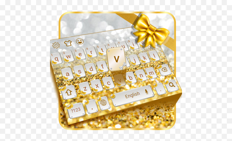 Gold Diamond Keyboard 10001012 Download - Teclado De Diamante Emoji,Huawei Swype Emoji