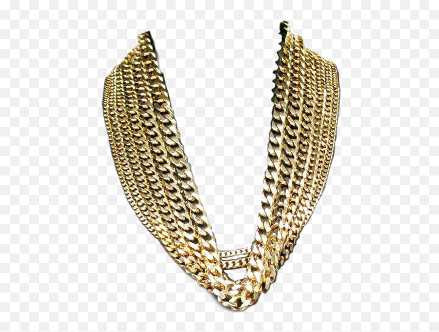 Gold Chains - Lot Of Gold Chains Png Emoji,100 Emoji Gold Chain