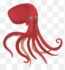 Octopus Clipart - Clipart Octopus Emoji,Facebook Octopus Emoticon