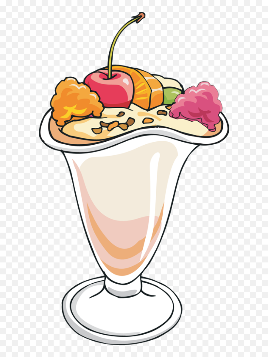 Free Clip Art Ice Cream Sundae Clipart - Ice Cream Sundae Clip Art Emoji,Emoji Ice Cream Sundae