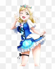 Sticker Anime Lovelivesunshine Mari - Mari Ohara Cosplay Costume Emoji,Mari Ohara Emoji