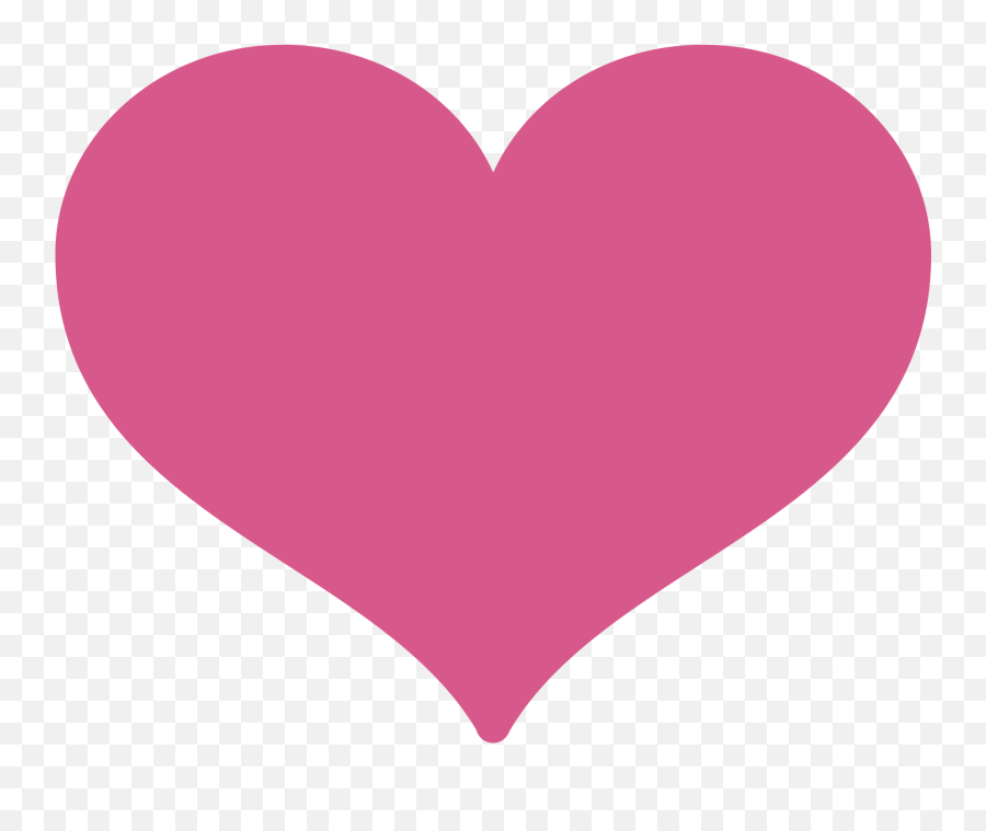 Red Heart Emoji Clipart - Light Pink Heart Transparent,Red Heart Emoji