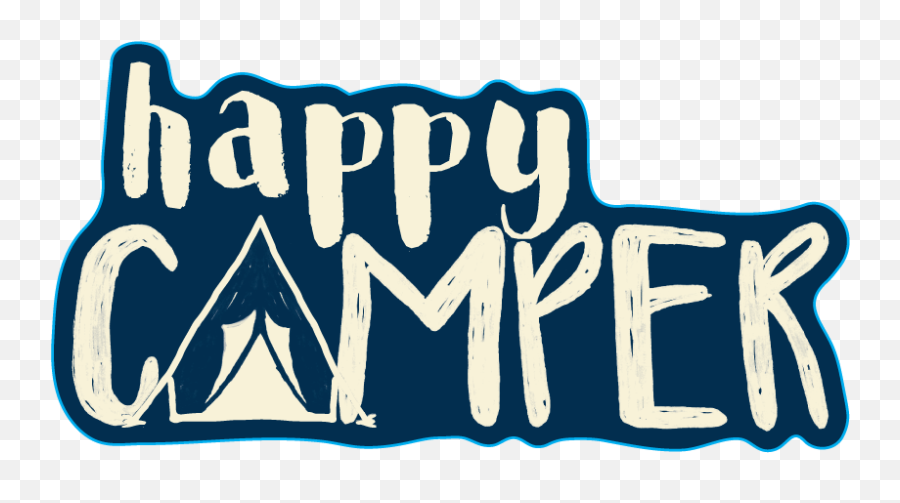 Happy Camper Sticker Clipart Emoji,Happy Camper Emoji