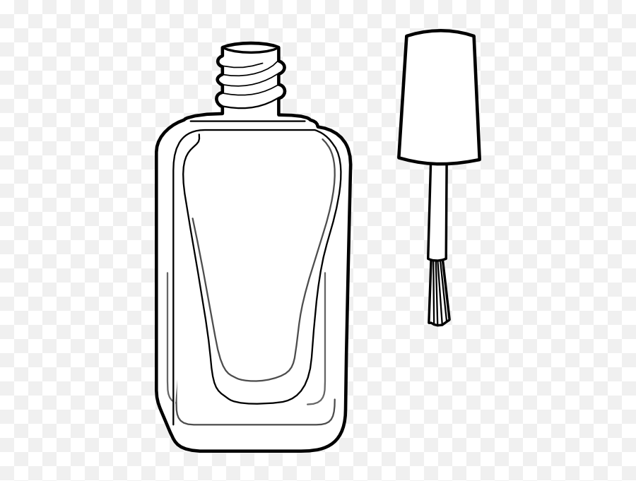 Image Result For Nail Polish Bottles - Nail Polish Brush Outline Emoji,Vector Polishing Nail Emoticon Shape