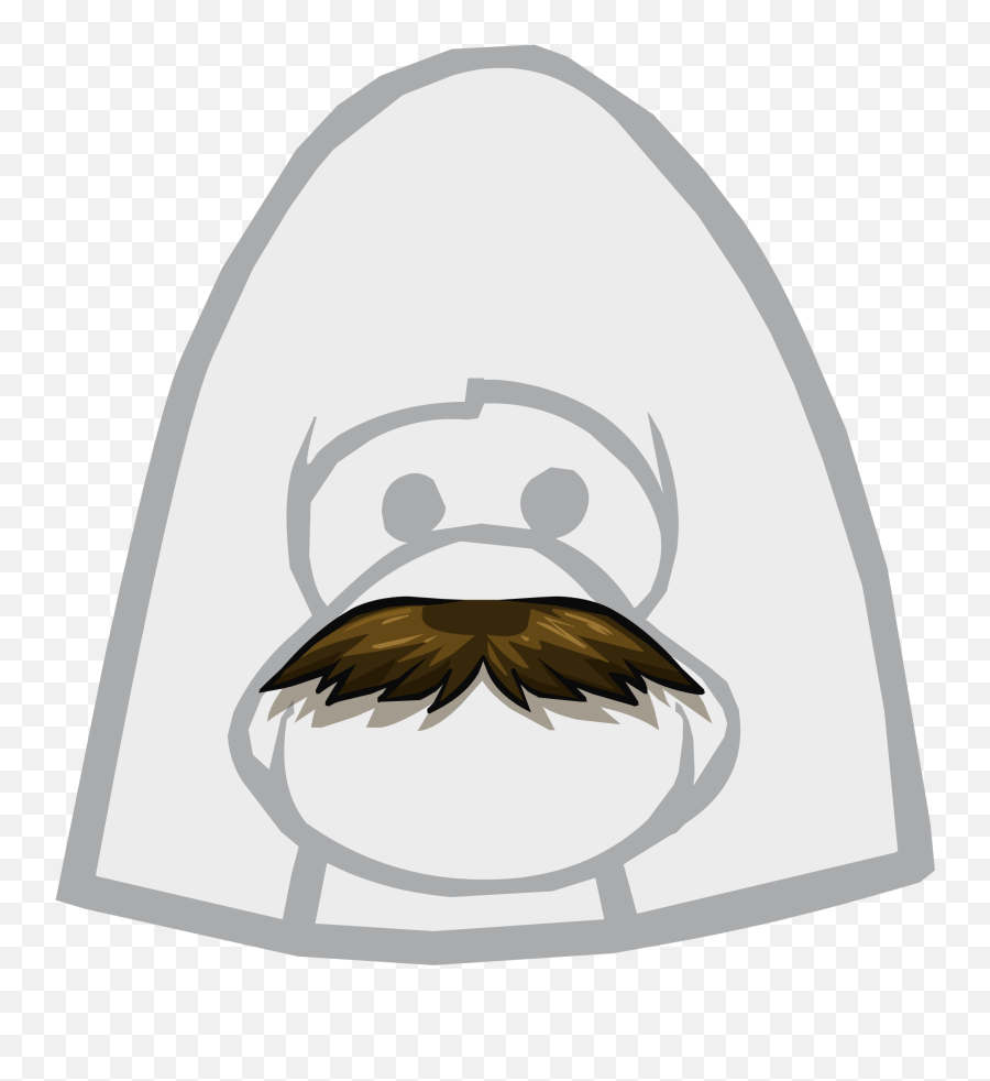 Teacher Mustache Club Penguin Wiki Fandom - Princess Leia Buns Clipart Emoji,Emojis De Bigote