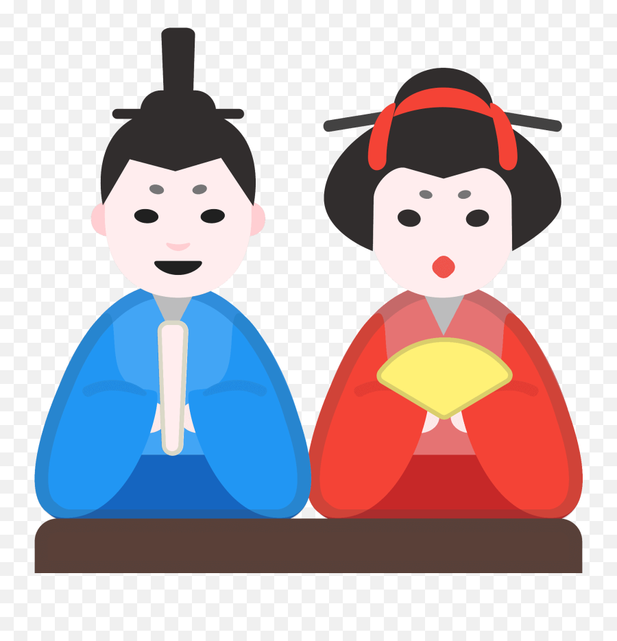 Japanese Dolls Emoji Clipart - Japanese Dolls Emoji,Fireworks Emoticon Android