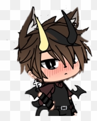 Gacha Gachaboy Freeedit Sticker By Taeggukiee Emoji,Gacha Heartless Boy With Emojis
