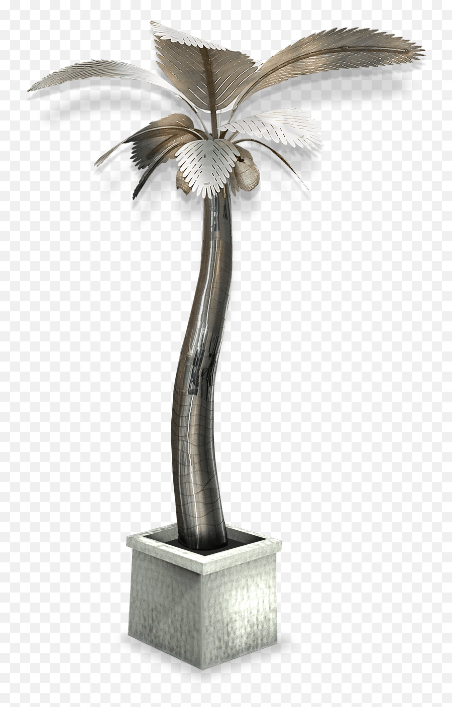 Products Designer Palms - Large Metal Palm Tree Sculpture Emoji,What Do Three Palm Tree Emojis