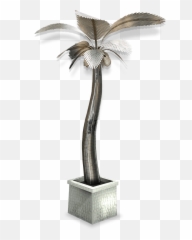 Products Designer Palms - Large Metal Palm Tree Sculpture Emoji,What Do Three Palm Tree Emojis