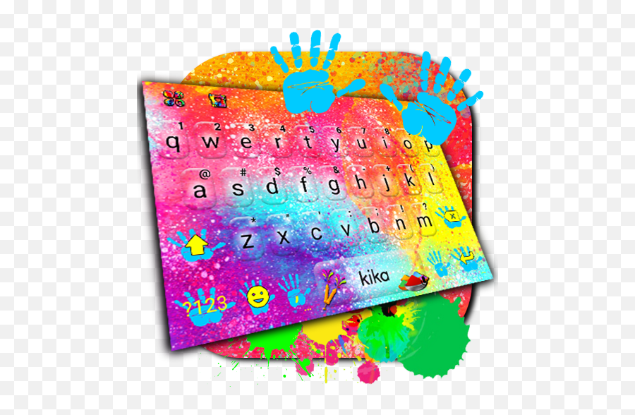 Happy Indian Holi Keyboard Theme - Kolorowe Emoji,Pogu Christmas Emoji