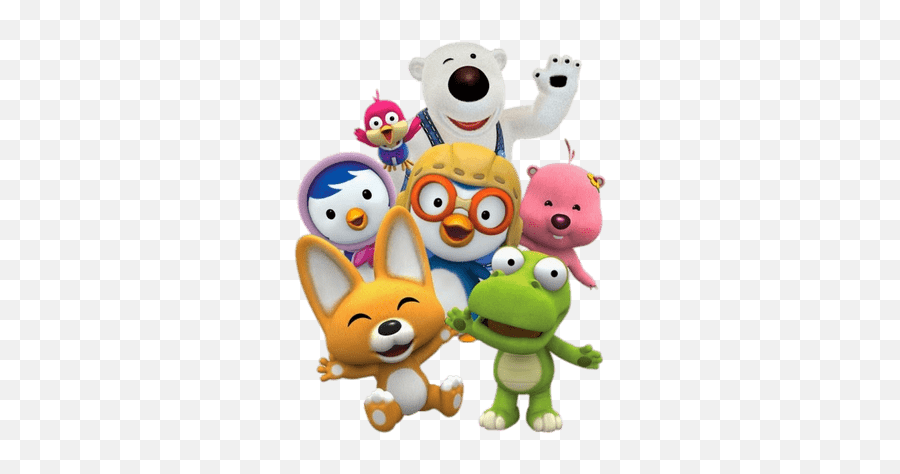 Pororo Characters Transparent Png - Stickpng Pororo And Friends Png Emoji,Penguin Emoticon Wechat