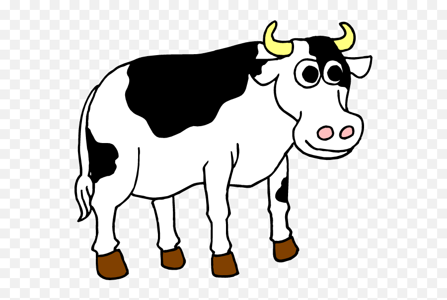 Cow Clip Art Free Vector In Open Office Drawing Svg Svg - Cow Clip Art Emoji,Cow And Man Emoji