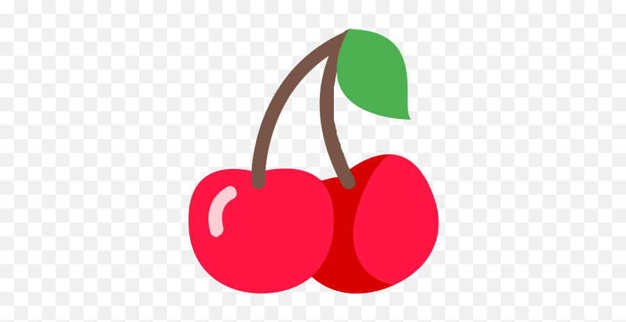 Cherry Icon In Color Style - Cartoon Cherry Png Emoji,Emoji Svg Cherry