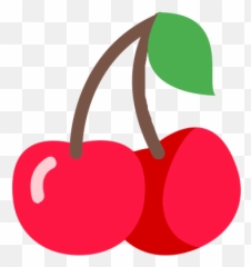Cherry Icon In Color Style - Cartoon Cherry Png Emoji,Emoji Svg Cherry