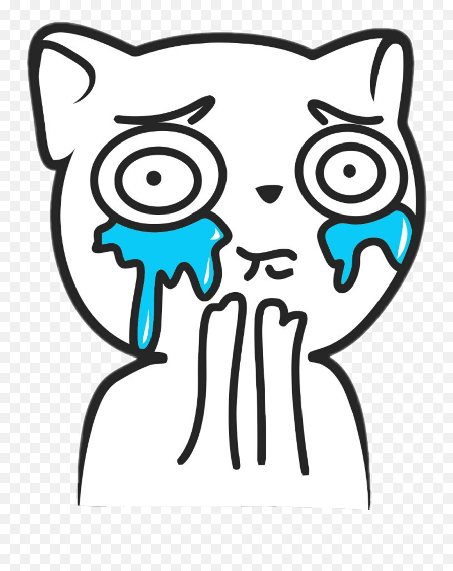 Meme Cute Crying Face Clipart - Full Size Clipart 3640155 Cute Meme Face Png Emoji,Emotions Drawing Meme