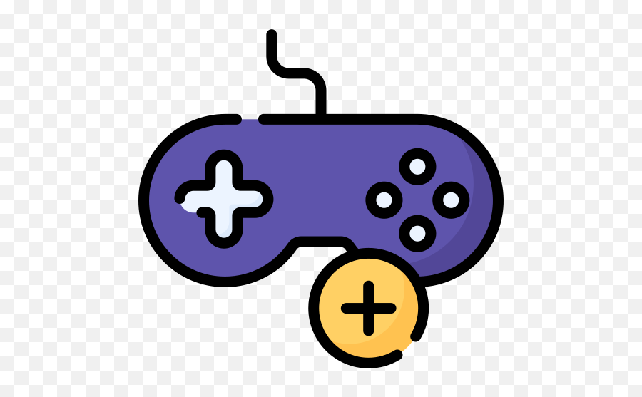 Gamepad - Game Console Png Icon Colored Emoji,Game Controller Emoji Purple