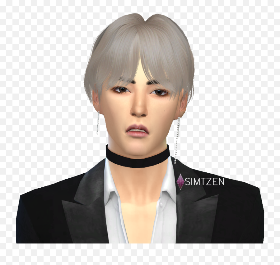 Kim Taehyung Bts Cc List - Kim Taehyung Hair The Sims 4 Emoji,Sims 4 Emotion Hat