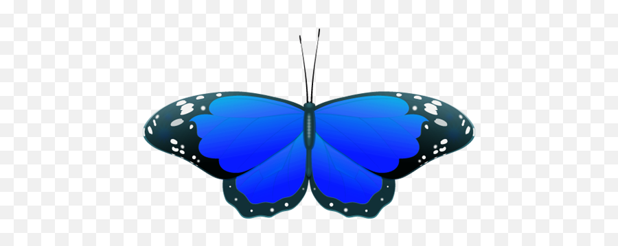 Blue Butterfly Clipart U0026 Blue Butterfly Clip Art Images Emoji,2 Blue Butterfly Emojis
