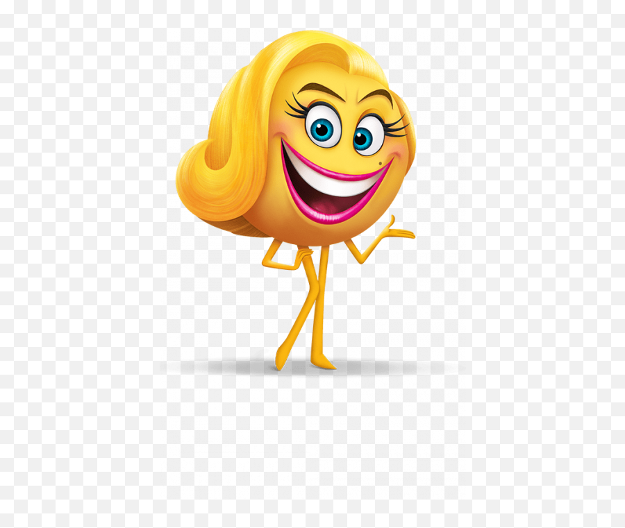 Smiler Emoji Movie Character - Emoji Movie Smiley Lady,Zootopia Emoji
