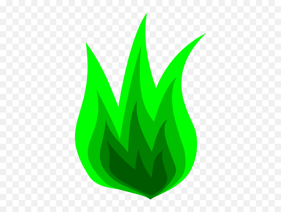 Download Green Fire 2 Clip Art At Clipart Library - Green Green Flame Cartoon Png Emoji,Fire Emoji Clipart