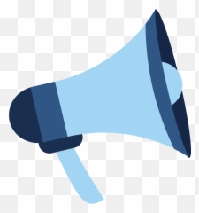 Fastest Blue Megaphone Emoji,Megaphone Emoticon
