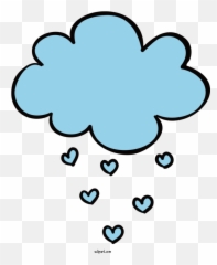 Weather Sticker Drawing Sticker Art For Cloud - Cloud Emoji,Emoji Transparent Background Clouds