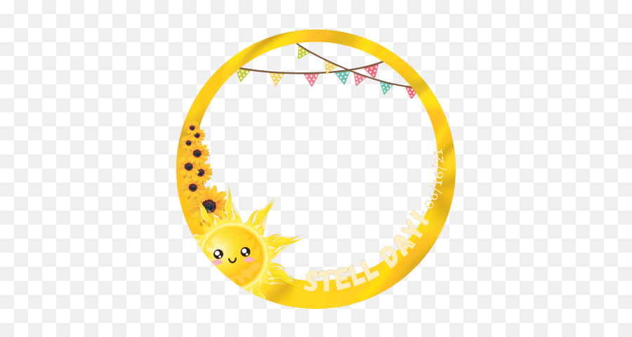 Sunshine Stell Icon Light - Support Campaign Twibbon Emoji,Sunshine Emoticon For Facebook