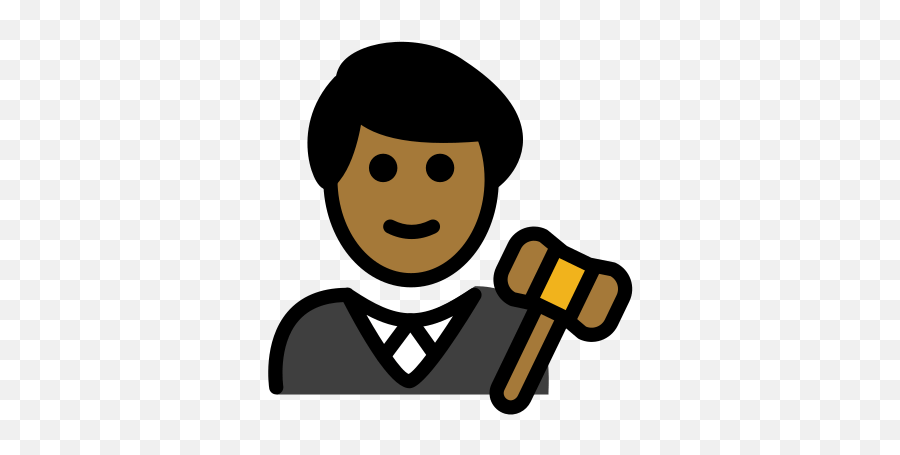U200d Male Prosecutor With Medium Dark Skin Tone Emoji,Gavel Emoji