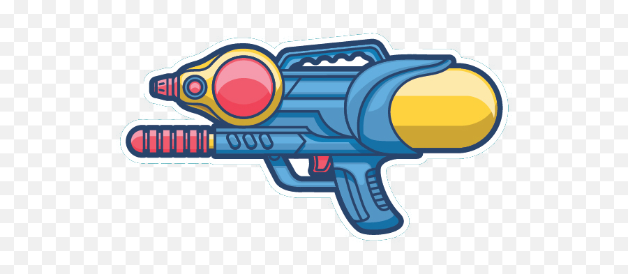 Water Gun Designer Pistol Clip Art - Water Gun Png Download Emoji,Squirt Gun Emoji Free