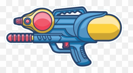 Water Gun Designer Pistol Clip Art - Water Gun Png Download Emoji,Squirt Gun Emoji Free
