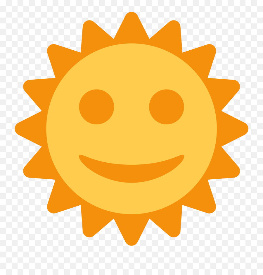 Sun With Face Emoji,Emojis And Their Meanings