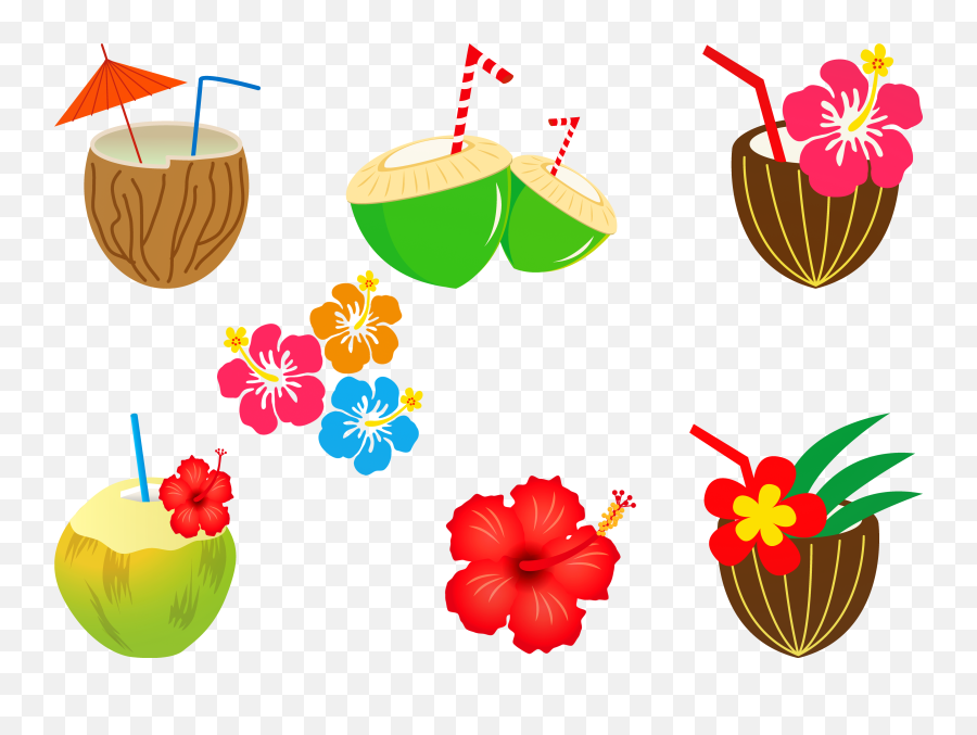 Coconut Clipart - Full Size Clipart 5474271 Pinclipart Cocktail Coco Png Emoji,Palm Tree Drink Emoji