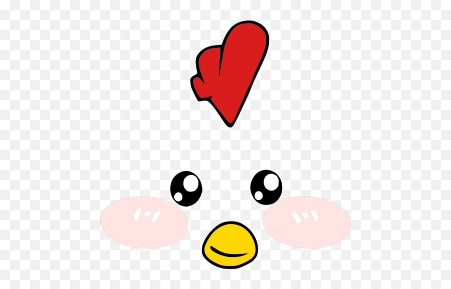 Chicken Face Chicken Face - Chicken Face Cartoon Png Emoji,Chicken Emotions