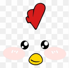 Chicken Face Chicken Face - Chicken Face Cartoon Png Emoji,Chicken Emotions