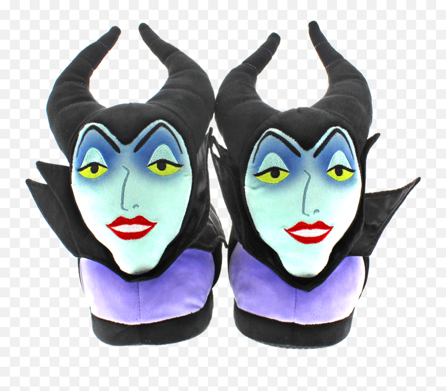Disney Character Figural Slippers U2013 Happyfeet Slippers - Demon Emoji,Disney Emoji Maleficent