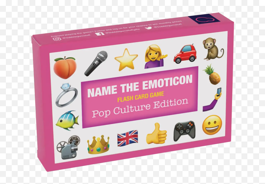 Pop Culture Edition Card Game - Card Game Emoji,Emoticons Costumes