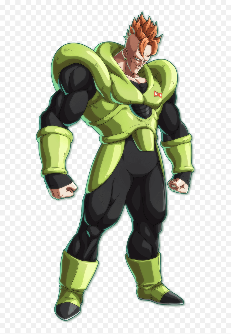 Android 16 Png Render Ball - Android 16 Dbfz Emoji,Dragon Ball Z Emoji Android