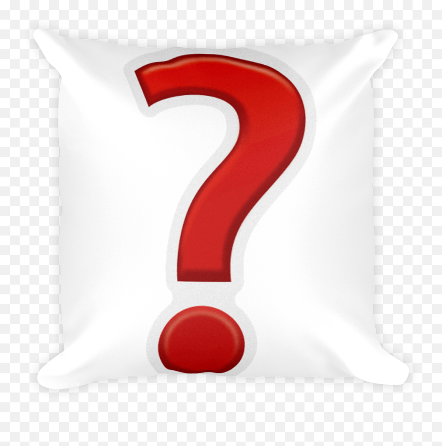Emoji Pillow - Vertical,Question Emoji