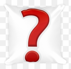 Emoji Pillow - Vertical,Question Emoji