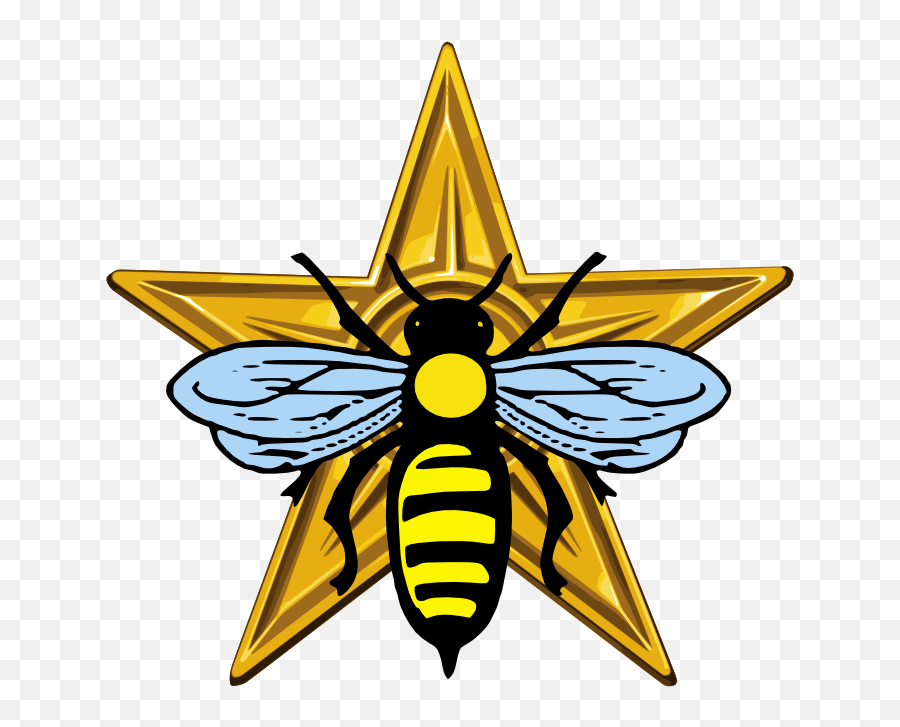 Barnstar Of Busy Bee - Honey Bee Emoji,Busy Bee Emoticon