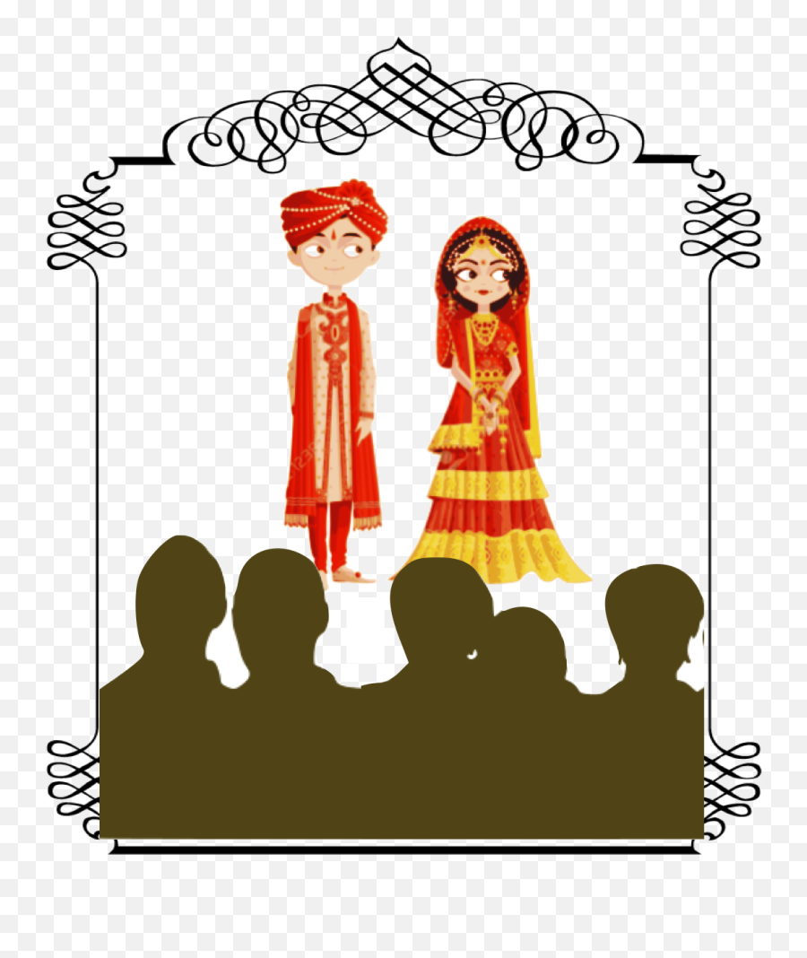 Arranged Marriages - Wedding Bride And Groom Cartoon India Amazon Wedding Gift Card Emoji,Groom Emoji