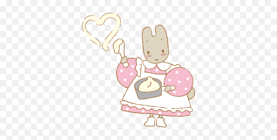 Marroncrame Rabbit Cream Cute Sticker - Girly Emoji,Cream The Rabbit Emojis