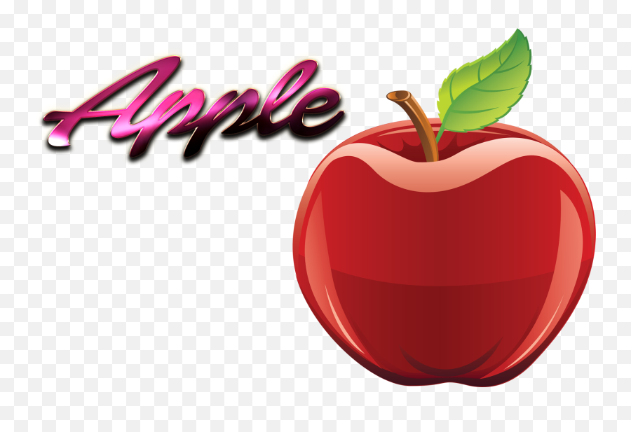 Download Png Apple Clipart - Apple Images With Name Emoji,Emoticon Bitten Apple